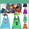 Vibrant Teen Titan Anime Superhero Costume Set With Cloak And Mask For Kids