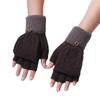 2025 Embroidered Gloves, New Style, Student Gloves, Cashmere Half Finger Gloves, Flip Gloves, Couple Knitted Gloves, Jacquard Warm Gloves