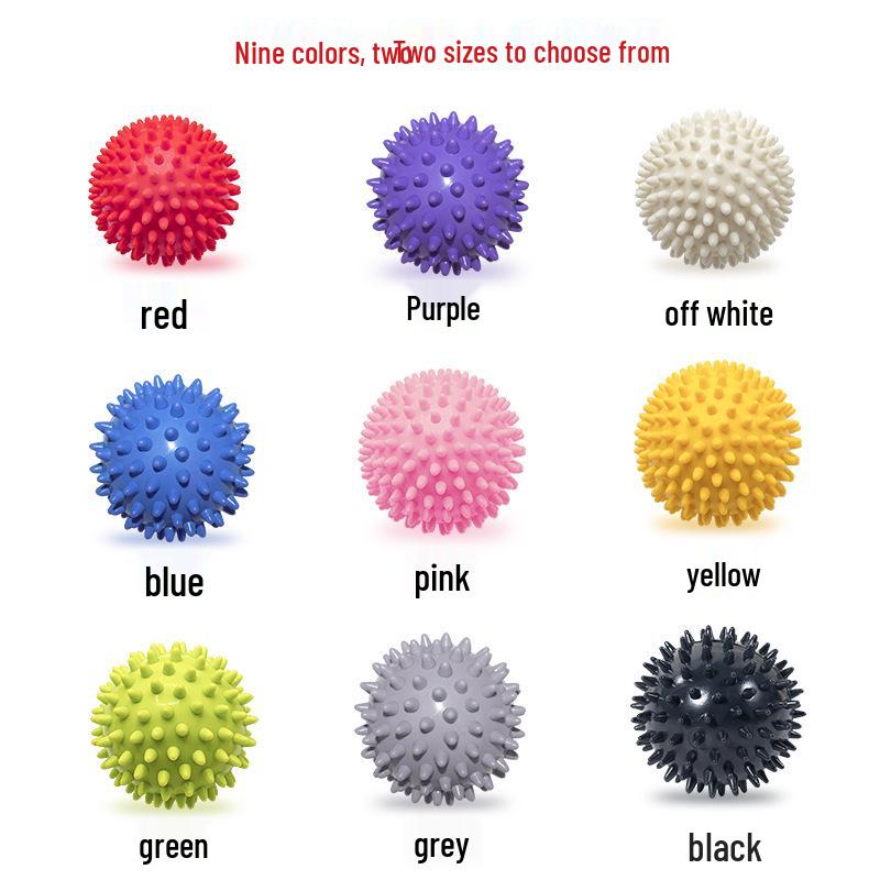Spiky Acupressure Grip Ball - Myofascial Yoga & Foot Relaxation Hedgehog Ball