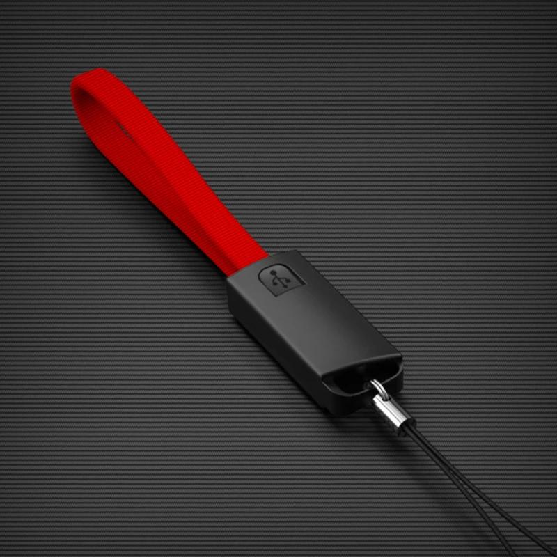 

2.4A Быстрая зарядка брелок кабель для передачи данных шнур USB зарядный кабель для Android Type-C поддержка передачи данных Micro