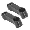 10mm Mirror Risers Extenders Aluminium Alloy Spacers Extension Adapter Kit for F900XR F900R S1000XR S1000R Black