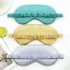 1PC Women Imitated Silk Sleep Eye Mask Portable Travel Eyepatch Nap Eye Patch Rest Blindfold Eye Cover Sleeping Night Eyeshade