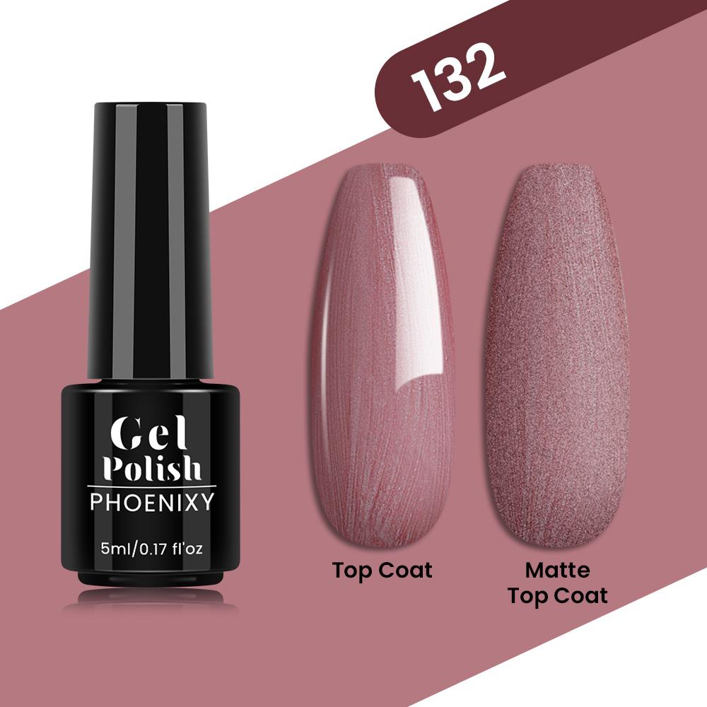 PHOENIXY 80 Farben Nagel-Gel-Nagellack, 5 ml, UV-LED-Farb-Nagelkunst-Hybrid-Nagellack, Liner-Gel, Maniküre-Kunst, semi-permanent, glitzernd, glänzende Farben-Gel