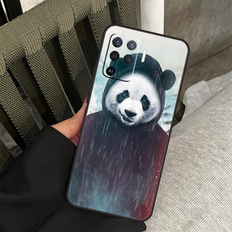 

Panda Cute Kawaii Animal Case For Oppo A80 A60 A40 A94 A54 A98 A78 A18 A38 A58 A16 A76 A96 A17 A77 A74 A57S A15 Cover OPPO A15