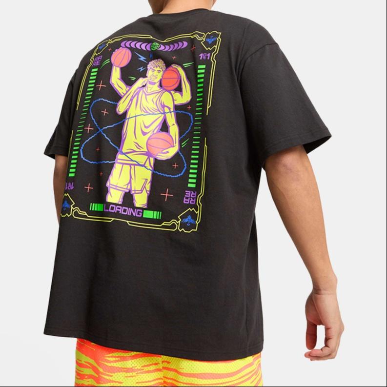 Puma X MELO SPARK Basketball T-shirt 'Black' Men's 627742-01