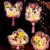 Cute Chinese Rabbit Lantern Portable Antique Lantern LED Lantern Toys  Kindergarten