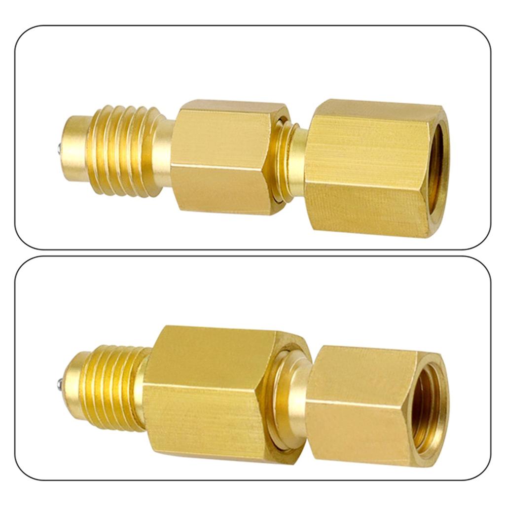 Quick Adapter Adjustable High and Low Side Connection R134a Quick Coupler Connection To R1234yf R134a To R1234yf