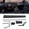 7pcs Car Interior Decoration Trim Kit Carbon Fiber Style Replacement for Civic 2016‑2020