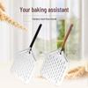 Perforated Long-Handle Pizza Peel and Cake Transfer Shovel