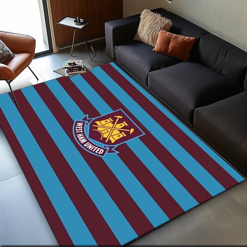 West Ham United Carpet, Chair Rug,Rug for Office Bedroom living rooms, Doormat decor Fan Gift Christmas Gift