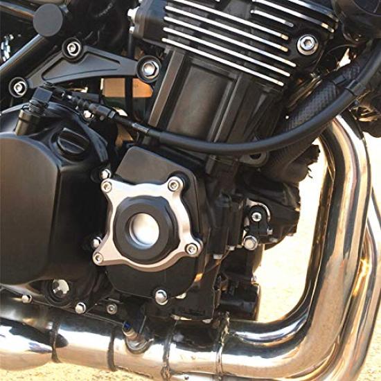 LEDISHUN Engine Engine Engine Guard for Kawasaki and Z900RScafe Model Titanium Cover, Slider, Z900, Z900RS, (All Years) (Z900RS, Color)
