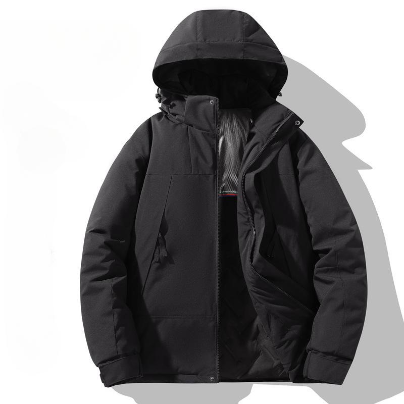 Jacket Men's Winter Thick New Cotton-padded Clothes Men's Winter Warm Jackets Thickened Trendy Brand Cotton-padded Jackets Men's Cotton-padded Clothes