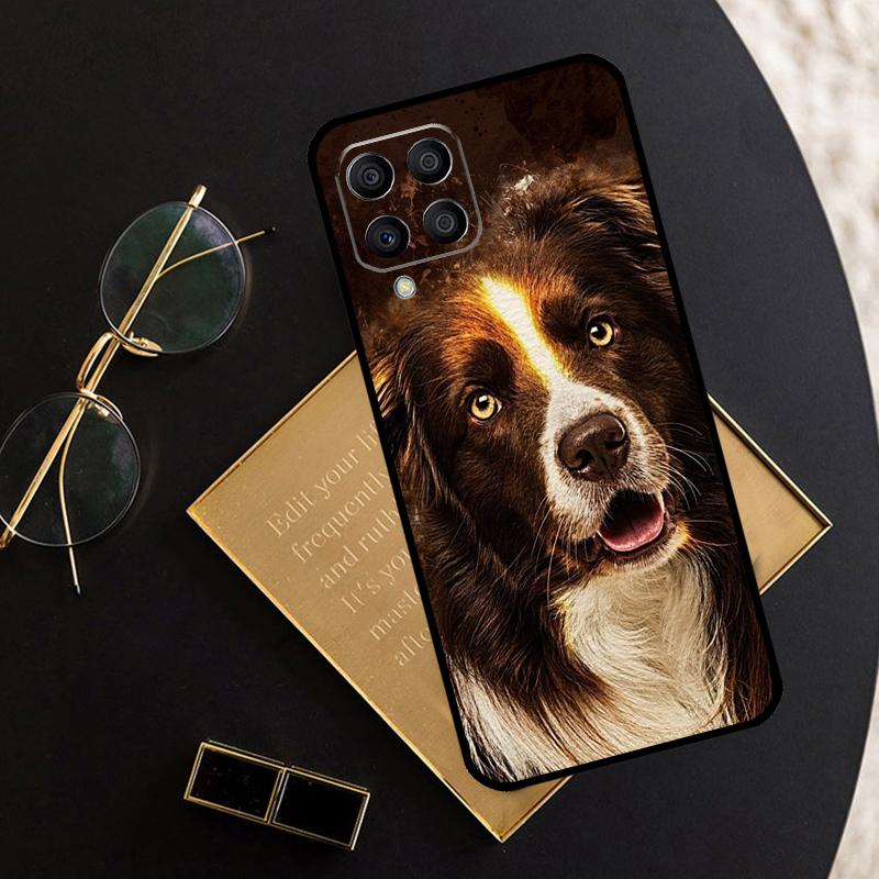 Border Collie Dog For Samsung Galaxy M11 M21 M31 M12 M13 M14 M15 M35 M55 M34 M54 M33 M53 M32 M52 M06 M16 Case