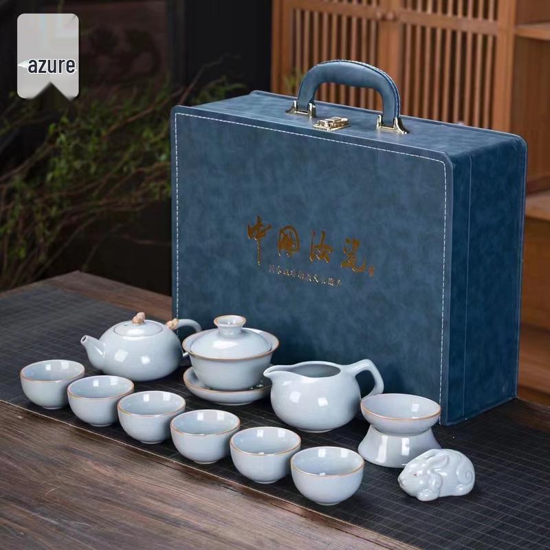 Weiyi Ru Kiln Ceramic Tea Set