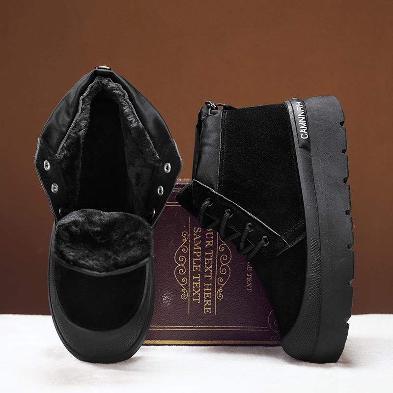 2025 Nové Pánské Dámské Zimní Teplé Sněhule Vodotěsné Protiskluzové Bavlnou Polstrované Kotníkové Boty velikost 35-44