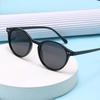 TR Full Frame Sunglasses PC Anti-UV Glasses Catwalk Retro HD Sunglasses  Gift