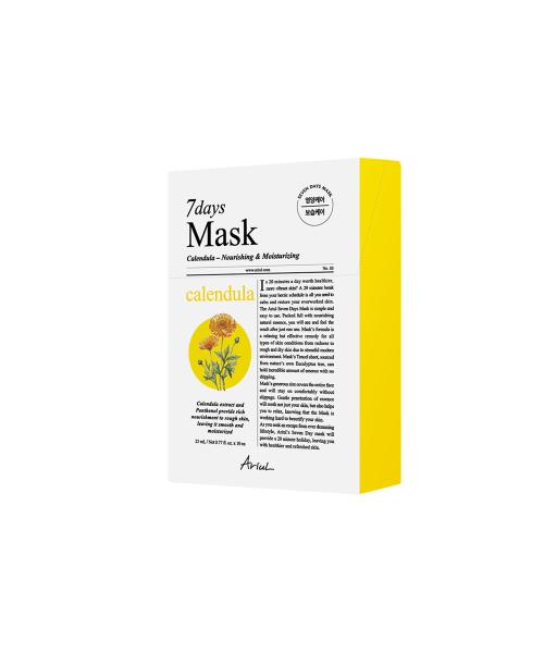Ariul 7 Days Mask Календула P 10 Листов (ARSD137) J Calendula Mask Pack 10 sheets