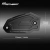 MotHeart Motorcycle Front Brake Master Cylinder Cover for Ninja ZX-25R 2021-2023 CNC Aviation Aluminum Ninja Zx-25r Part (Black)