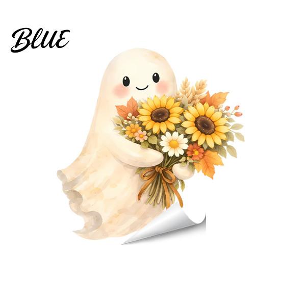 Removable Vinyl Outlet Stickers Cute Ghost Halloween Switch Plate Stickers Self-Adhesive Cover Decorative Covers for Home Decals Pumpkin Bat Floral