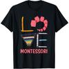 Love Montessori Education Math Teacher Cotton Men T Shirt S