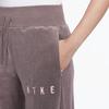 Nike Letter High-Waisted Casual Spliced Embroidered Knitted Sports Pants Women Pants Purple FV4011-257