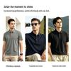 Shanshan Men's Ice Silk Blend Polo Shirt