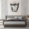 1 Piece Of Classic Abstract Female Face Metal Wall Art, An Original Pattern Sculpture, An Elegant Wall Decoration