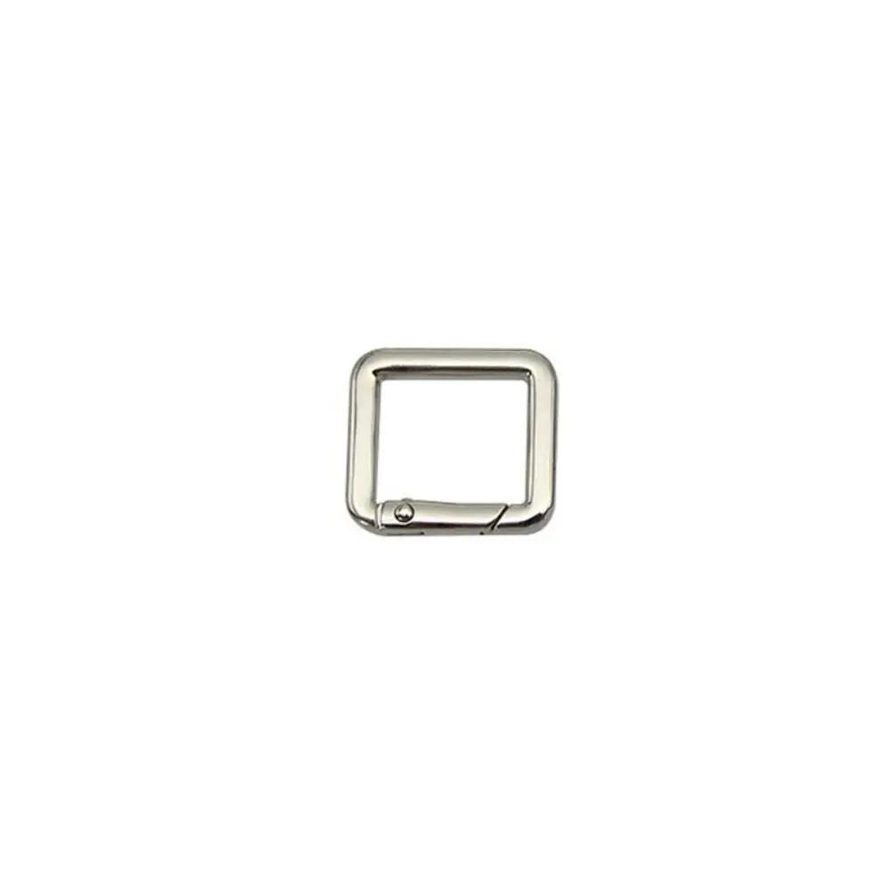 

Квадратне пружинне кільце Відкривається Шкіряна сумка Ремінець для сумки Пряжка З єднувач Брелок для ключів Ключ Ланцюжок для собаки Застібка-кліп Карабін