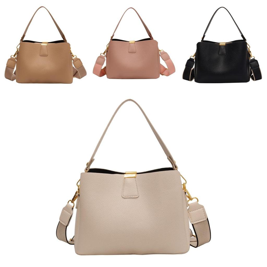 Small Water Bucket Bag For Women With Pu Material And Zipper Closure For Daily Use