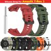 Silicone Strap For Amazfit T-REX 3 Smart Watch Sports Band Original Replacement Huami T Rex3 Bracelet Belt Accessories TRex 3