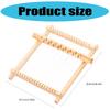 Wood Multiple Craft Loomed Set for Beginner and Experts WithPortable Designs and High Performances Adjustment