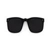 Non-polarized Foldable Clip On Sunglasses Fashion Lightweight Folding Square Sunglasses Clips
