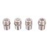 4Pcs High Efficiency Cleaning Nozzles Head with 2F 1/4 Thread for Industrial Sweepers Offering Water Saving Performances