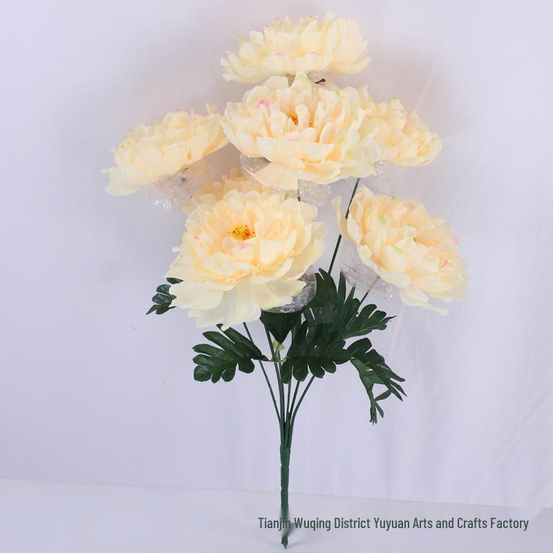Украшения для могил на Праздник Цинмин - Пионы и Хризантемы - Искусственные Цветочные Украшения для Посещения Могил
