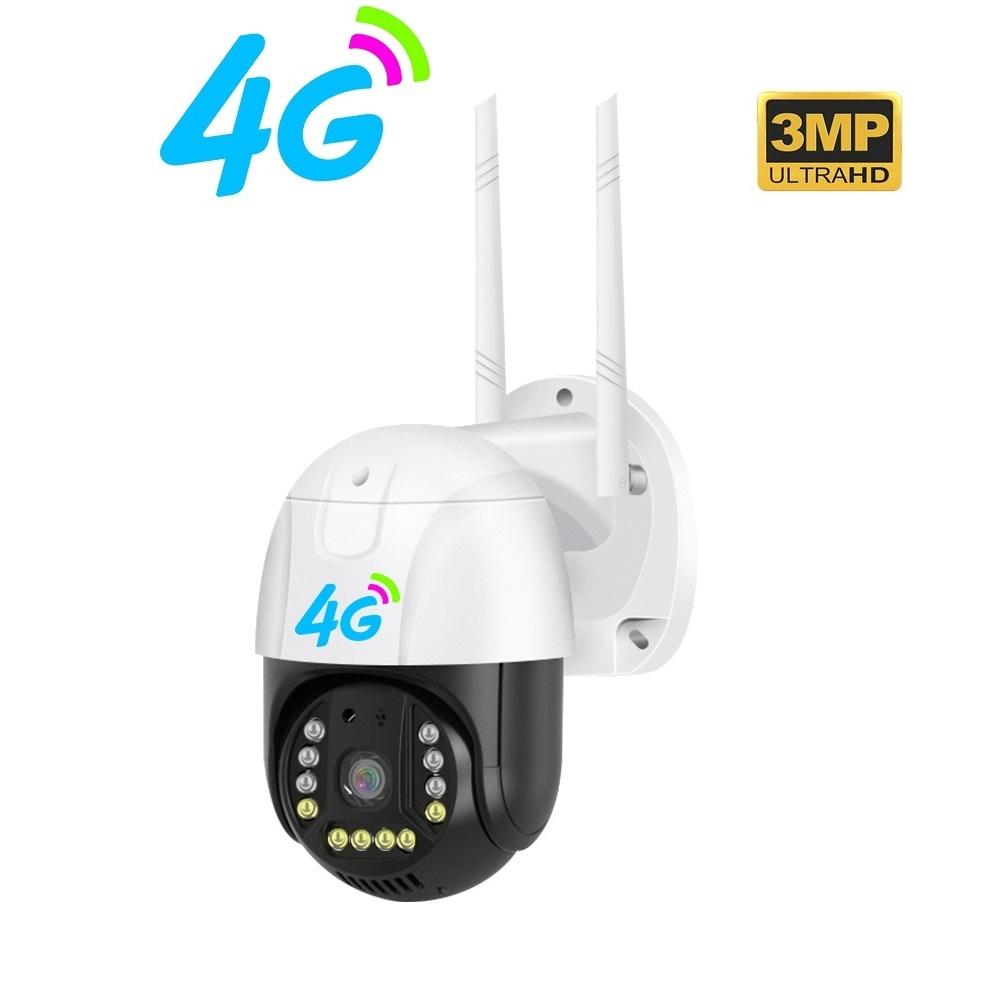 4G/WiFi Network Camera - 5MP HD Lens, Smart Night Vision, Waterproof & Alarm, Security Surveillance Cam