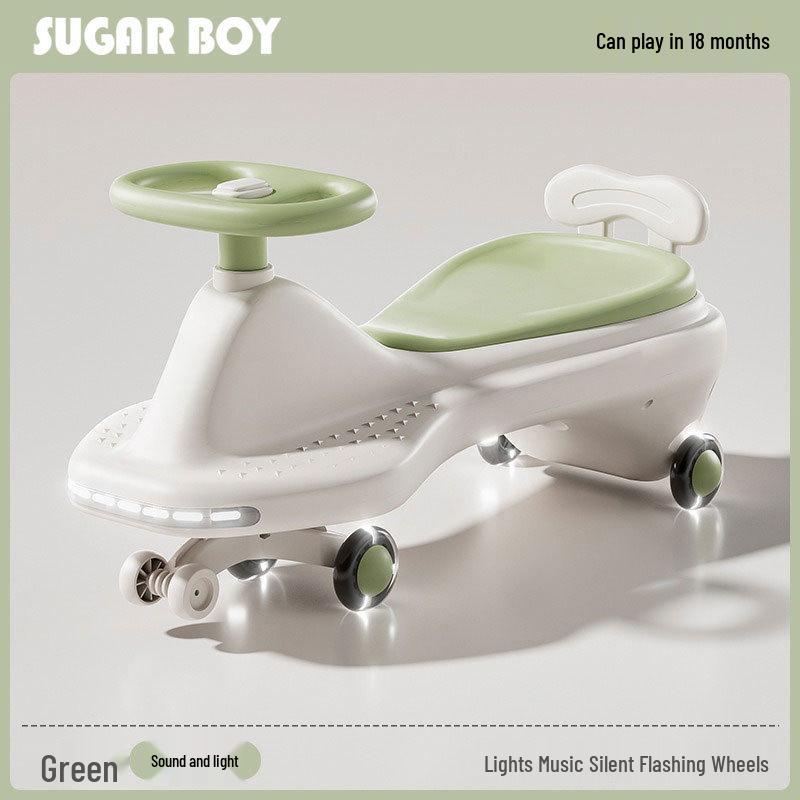 Kids' Twist Car: Anti-Rollover Ride-On Toy for Ages 1-6