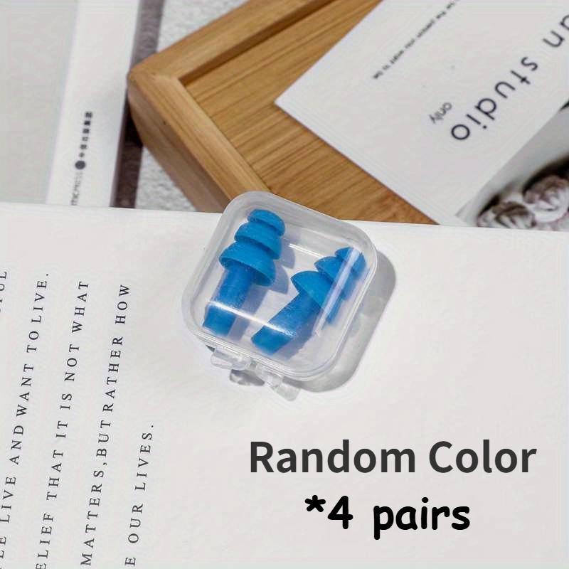 

4/8 шт., Спокойный сон и концентрация: Многоразовые силиконовые беруши - Комфортная посадка для плавания, обучения и шумоподавления