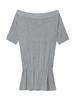Eogeulliswedou Drape Band Off-Shoulder (Gray)