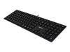 Clavier CHERRY KC 6000 Slim avec fil USB noir - commutateur à clé CHERRY SX