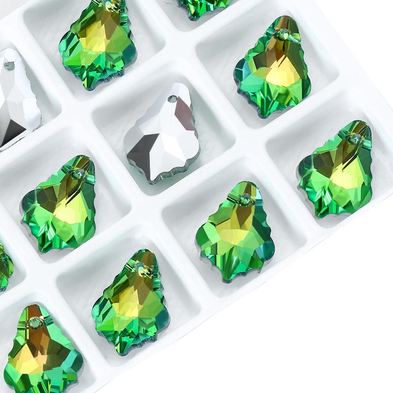 11x16mm Crystal 6090 Baroque Pendant Glass Austria Loose Beads Rhinestone Charms for Jewelry Making Necklace Earrings DIY 12Pcs
