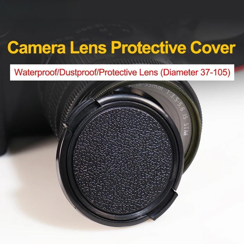 Camera Cap Lens Cap Lens Cover Protector Universal For Canon Nikon Sony Olypums Fuji Samsung 37 39 40.5 43 46 49 52 55 58 62 67