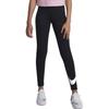 Nike Leggings Logo-Print Slim Fit Lässig Kinder-Leggings Schwarz AR4076-010