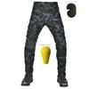 + Ropa de trabajo+múltiples bolsos+pantalones vaqueros de motocicleta para hombres+pantalones de ciclismo elásticos anticaída para motocicleta al aire libre