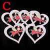 1 Set Christmas Tree Hanging Ornaments Wooden DIY Pendant Bells Santa Claus New Year Decor Christmas Home Party Decor Supplies
