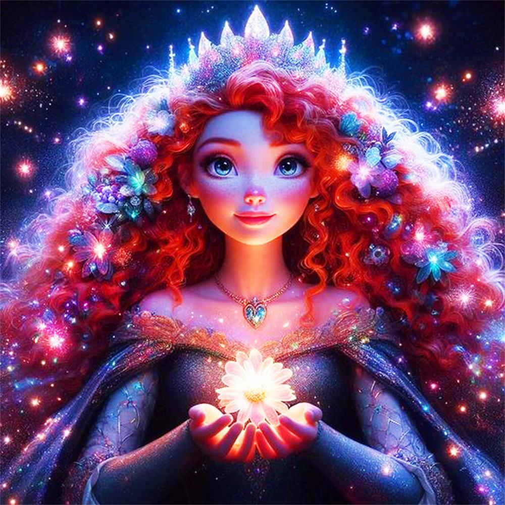 Disney Full Drill Diamond Painting Cartoon Elsa Rhinestone Pictures Embroidery Princess 5D DIY Mosaic Art Jasmine Decor for Home