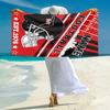 Personalized Vintage Detroit Football Helmet Beach Towel Microfiber Beach Towel Thin Absorbent for Beach Swimming Yoga Bath Sports. 091069