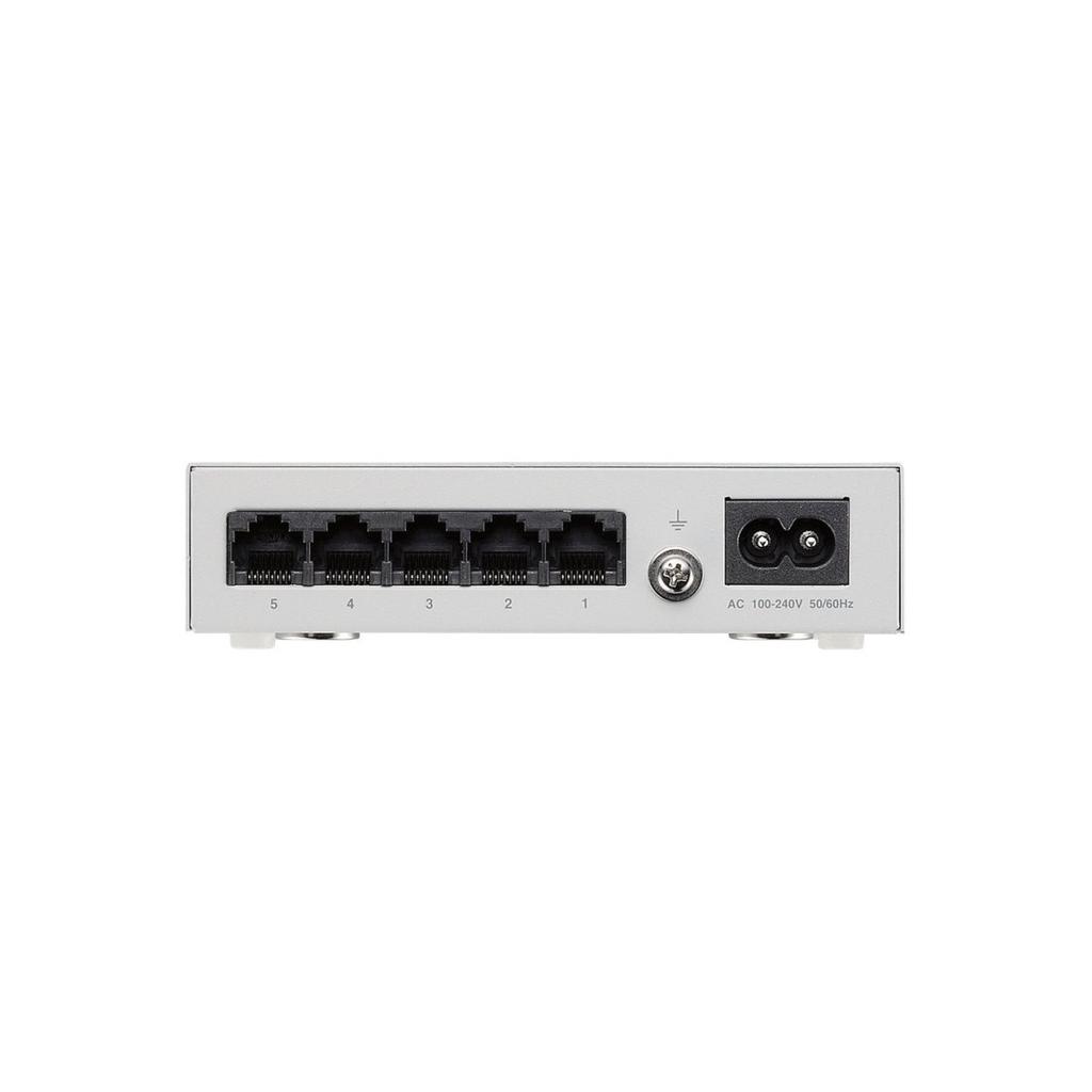 Elecom Switching Hub Gigabit 5 Port with Magnet Power Supply Metal Housing Built-in EHC-G05MN-HJW