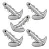 Anchors Shape Sinkers AntiSlip Sea Urchin Baits Fishing Weights Lightweight Easy Hook Design For Saltwater Fishing