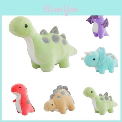 Adorable T-rex Triceratops Dinosaur Plush Toy For Kids Soft Squishy Stuffed Animal Doll