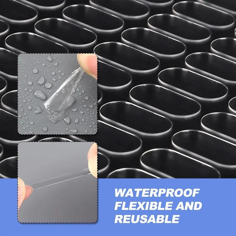 Klare Gel Limputer Dobbeltsidig Lim Usynlige Prikker Vanntette Uten Spor Lapper Ballonger Dukke Fot Festet Akryl Klistremerke(13*8 mm)